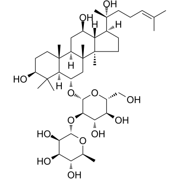 20R-人参皂苷Rg2结构式