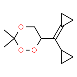 1,2,4-Trioxane,6-(cyclopropylcyclopropylidenemethyl)-3,3-dimethyl-(9CI)结构式