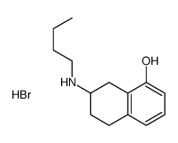 7-(butylamino)-5,6,7,8-tetrahydronaphthalen-1-ol,hydrobromide结构式