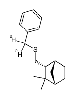 [α-2H2]benzyl camphyl thioether Structure