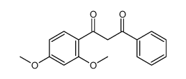 1-(2,4-dimethoxyphenyl)-3-phenylpropane-1,3-dione结构式