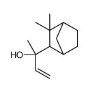 alpha,3,3-trimethyl-alpha-vinylbicyclo[2.2.1]heptane-2-methanol结构式