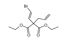 allyl-(2-bromo-vinyl)-malonic acid diethyl ester Structure