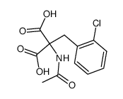 acetylamino-(2-chloro-benzyl)-malonic acid结构式