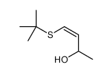 4-tert-butylsulfanylbut-3-en-2-ol结构式