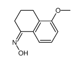 (Z)-5-methoxy-3,4-dihydronaphthalen-1(2H)-one oxime结构式