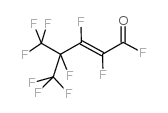 2,3,4,5,5,5-六氟-4-三氟甲基-2-戊烯氟结构式