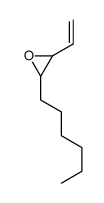 2-ethenyl-3-hexyloxirane结构式