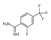 2-FLUORO-4-TRIFLUOROMETHYL-BENZAMIDINE Structure