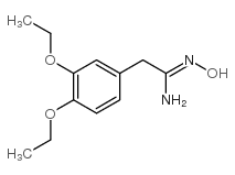 2-(3,4-DIETHOXY-PHENYL)-N-HYDROXY-ACETAMIDINE Structure