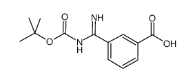 3-(Boc-氨基)-苯甲酸结构式