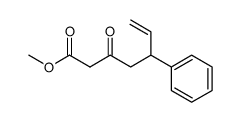 methyl 3-oxo-5-phenylhept-6-enoate结构式
