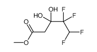 methyl 4,4,5,5-tetrafluoro-3,3-dihydroxypentanoate结构式