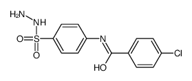 4-chloro-N-[4-(hydrazinesulfonyl)phenyl]benzamide Structure