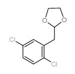 2,5-DICHLORO(1,3-DIOXOLAN-2-YLMETHYL)BENZENE Structure