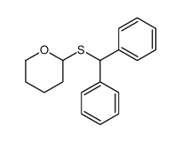 2-benzhydrylsulfanyloxane Structure