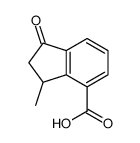3-methyl-1-oxo-2,3-dihydroindene-4-carboxylic acid Structure