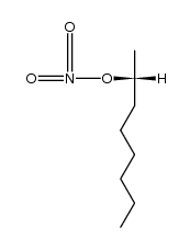 (R)-2-nitrooxy-octane Structure