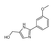 [2-(3-Methoxy-phenyl)-3H-imidazol-4-yl]-methanol Structure