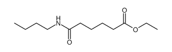 N-butyl-adipamic acid ethyl ester Structure