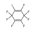 2,3,3,4,5,6,6-heptafluoro-1-iodo-cyclohexa-1,4-diene Structure