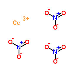 Nitric acid, cerium(3+)salt (3:1) Structure
