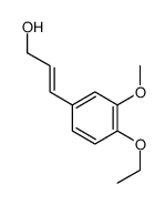 3-(4-ethoxy-3-methoxyphenyl)prop-2-en-1-ol结构式