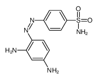 p-[(2,4-diaminophenyl)azo]benzenesulphonamide Structure