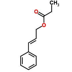 trans-Cinnamyl propionate structure