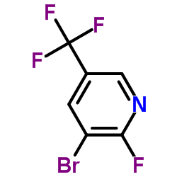3-Bromo-2-fluoro-5-(trifluoromethyl)pyridine Structure