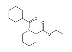 ethyl 1-cyclohexanecarbonyl-2-piperidinecarboxylate结构式
