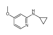 环丙基-(4-甲氧基-吡啶-2-基)-胺结构式