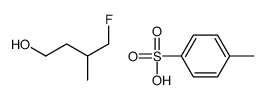 4-fluoro-3-methylbutan-1-ol,4-methylbenzenesulfonic acid Structure