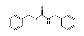 3-phenyl-thiocarbazic acid O-benzyl ester Structure