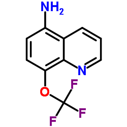 5-氨基-8-三氟甲氧基喹啉结构式