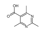 2,4,6-三甲基-5-嘧啶羧酸结构式
