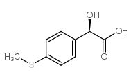 (R)-4-甲巯基扁桃酸结构式