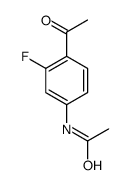 N-(4-acetyl-3-fluorophenyl)acetamide结构式