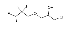 3-(3,3,2,2-tetrafluoropropoxy)-1-chloropropan-2-ol结构式