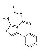 2-氨基-4-吡啶-4-基噻吩-3-羧酸乙酯结构式