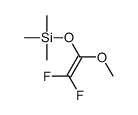 (2,2-difluoro-1-methoxyethenoxy)-trimethylsilane结构式