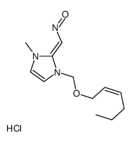 [(Z)-[1-[[(E)-hex-2-enoxy]methyl]-3-methylimidazol-2-ylidene]methyl]-oxoazanium,chloride Structure