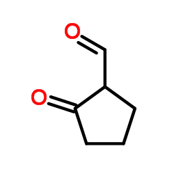 2-Oxocyclopentanecarbaldehyde结构式