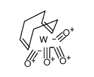 四羰基(1,5-环辛二烯)钨(0)结构式