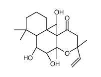 7-脱乙酰基-1-脱氧毛喉素结构式