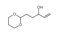 2-(3-hydroxy-4-pentenyl)-1,3-dioxane结构式