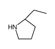 (2R)-2-乙基-吡咯烷结构式