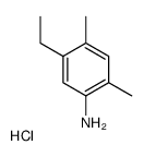 5-乙基-2,4-二甲基苯胺盐酸盐结构式