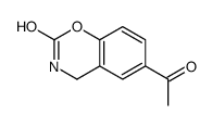 6-乙酰基-3,4-二氢-2H-苯并[e][1,3]噁嗪-2-酮结构式