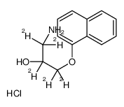 Nor Propranolol-d7 hydrochloride Structure